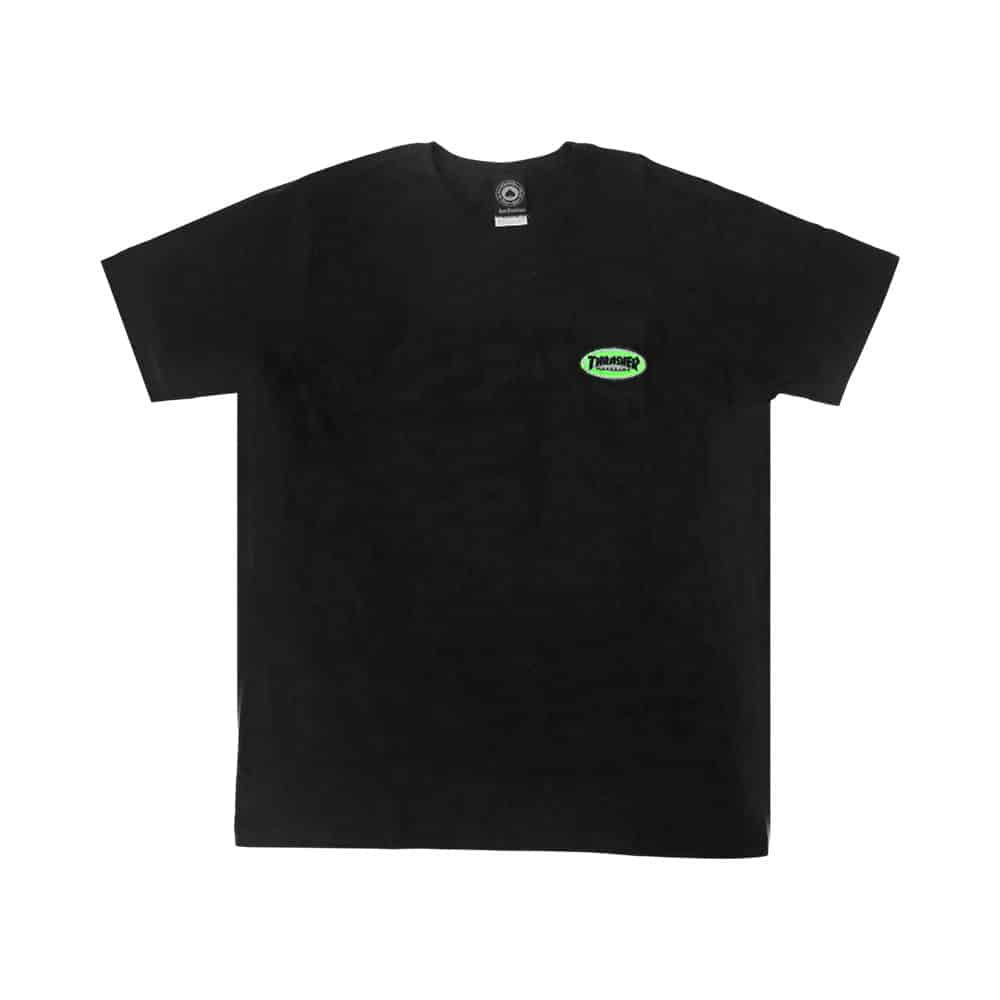Camiseta Thrasher Eclipse Patch Pocket - Preto