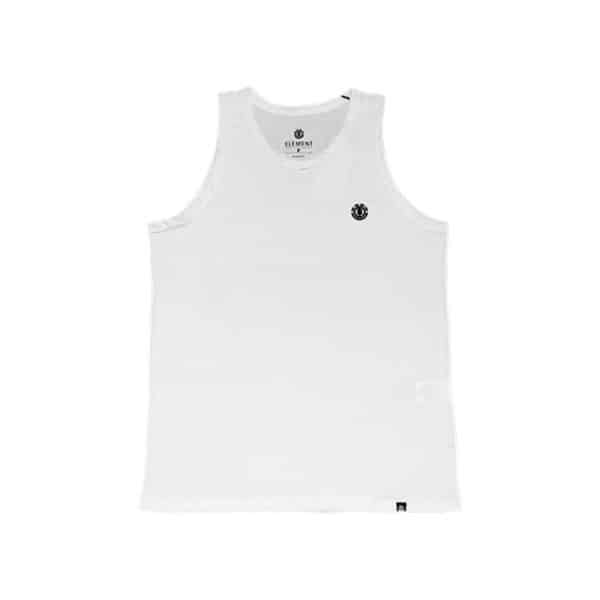 Camiseta Element Regata Logo Chest - Branco