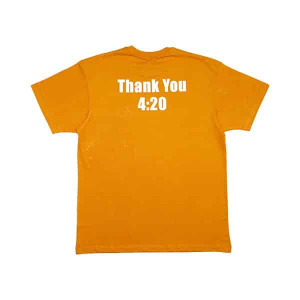 Camiseta Thank You 4:20 - Mostarda - Image 2