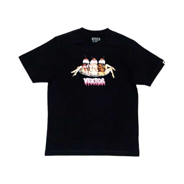 Camiseta Vextor Banana Split - Preto