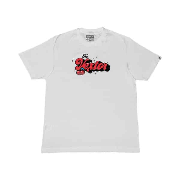 Camiseta Vextor Cherry - Branco