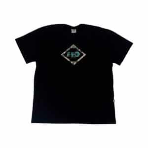 Camiseta HD Plus-Size Flower - Preto