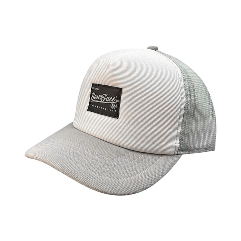 Boné Your Face Trucker - Branco Cinza