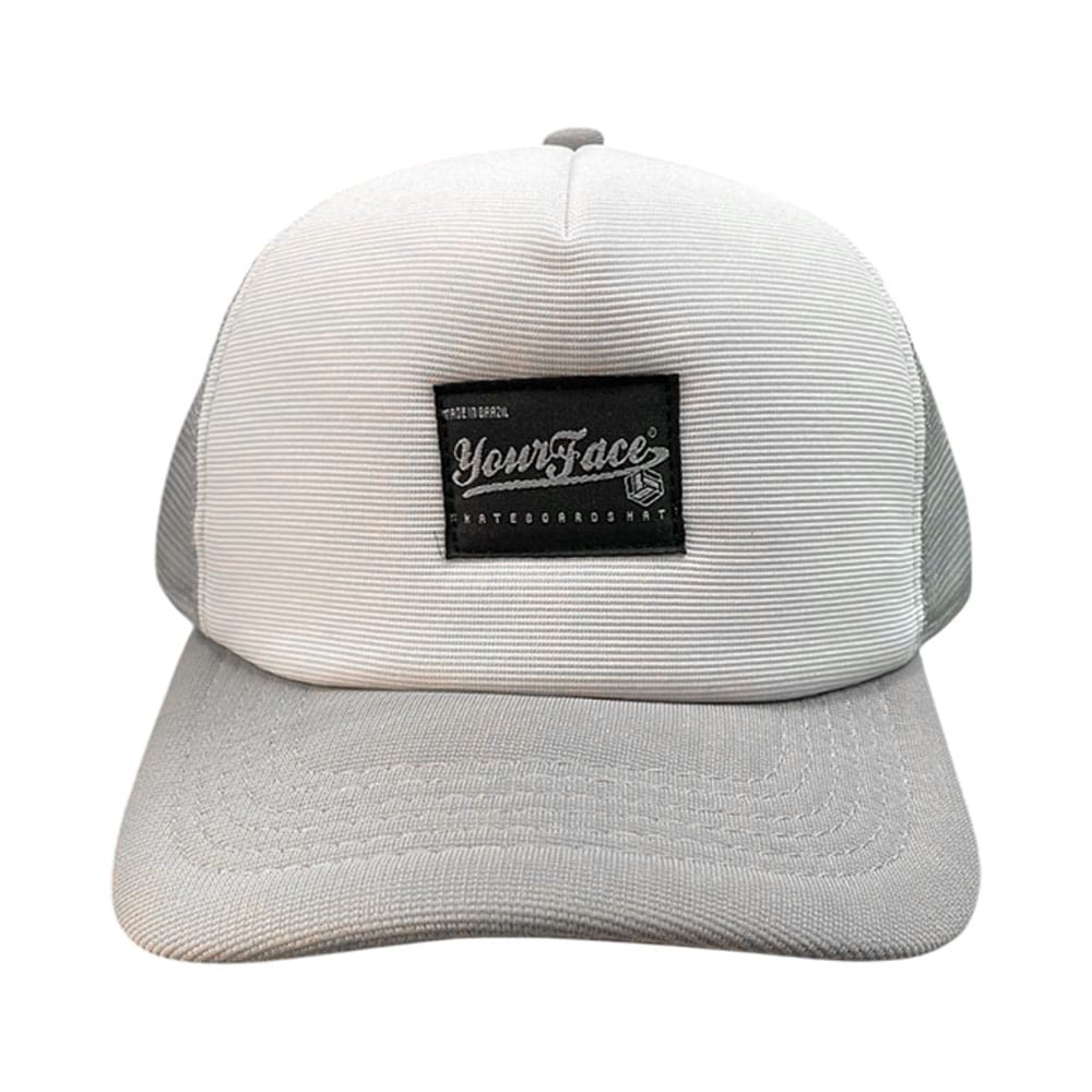Boné Your Face Trucker - Branco Cinza - Imagem 2
