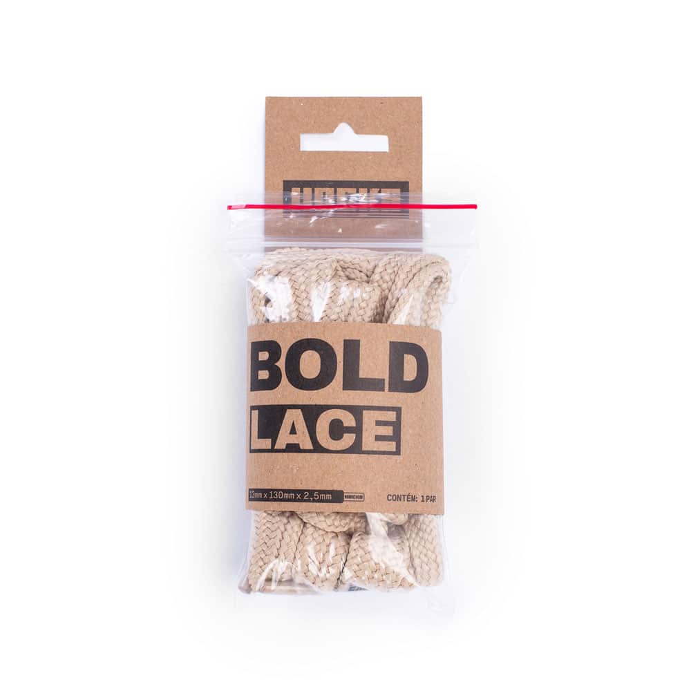 Cadarço Hocks Bold Lace - Cream