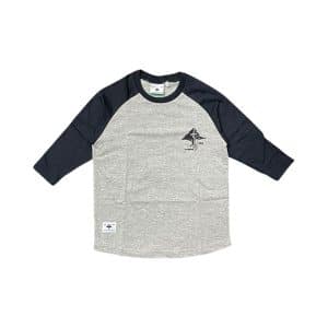 Camiseta LRG Raglan 3/4 Juvenil - Cinza Preto