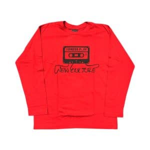 Camiseta New Skate Manga Longa Juvenil - Vermelho