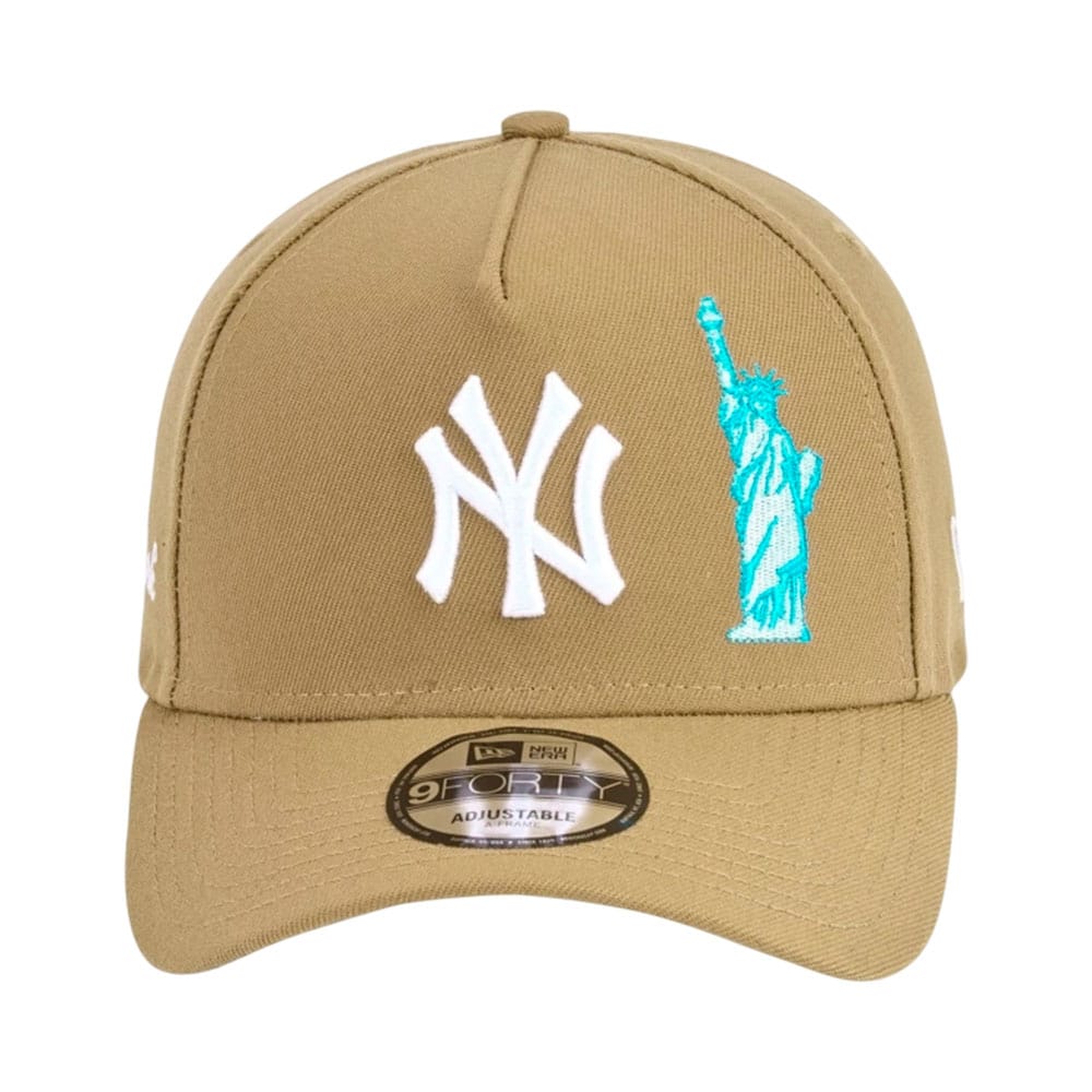 Boné New Era 9FORTY New York Yankees Sol - Khaki - Imagem 2