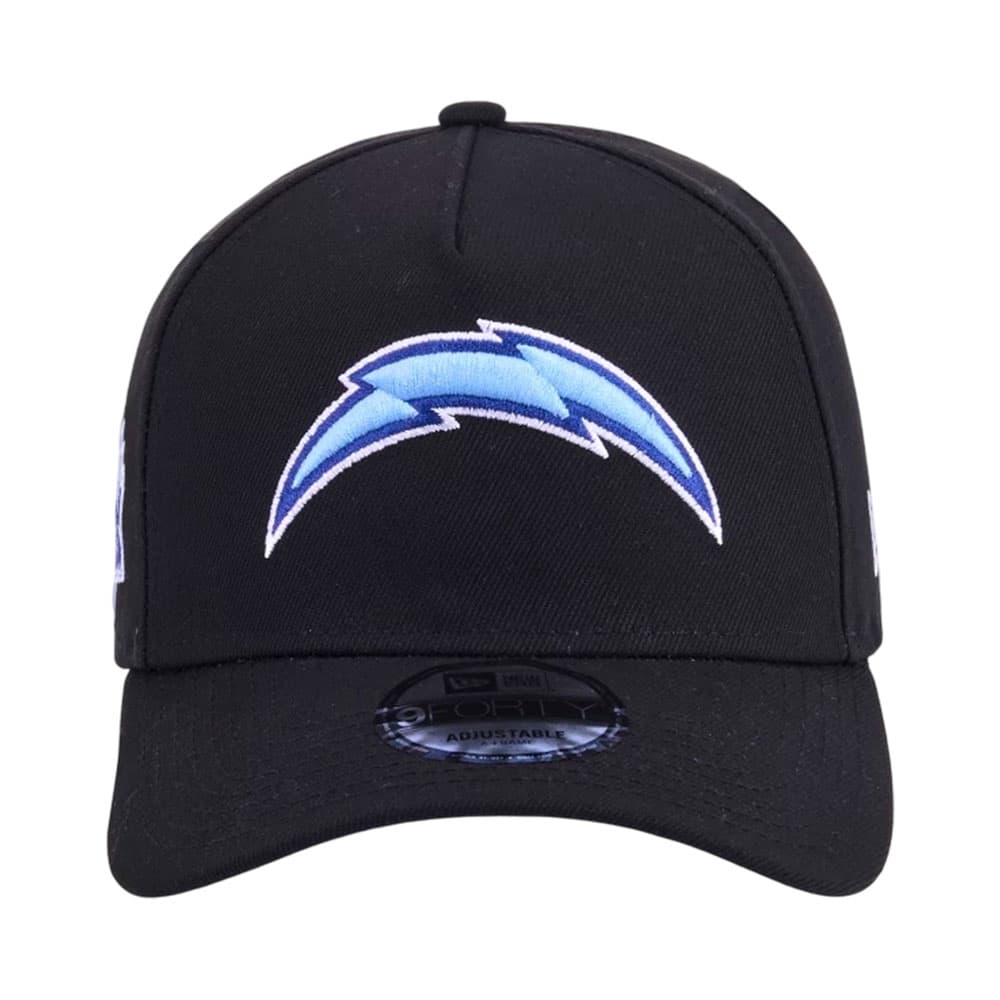 Boné New Era 9FORTY A-Frame NFL Los Angeles Chargers - Preto - Imagem 2