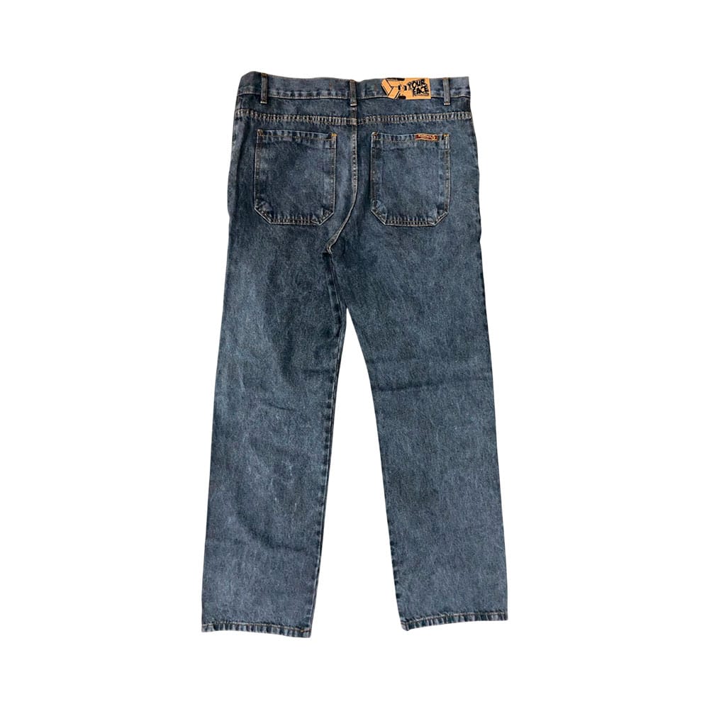 Calça Your Face Baggy - Jeans Estonado - Imagem 2