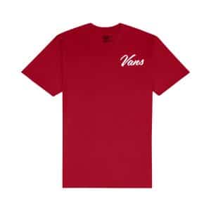 Camiseta VANS Juvenil Chop Shop - Vermelho