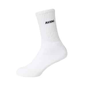 Meia Altai Básica Bordada - Branco