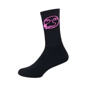 Meia Altai Smile Collab Treze Clout - Preto