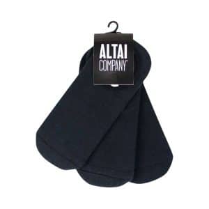 Meia Altai Soquete Pack com 3 - Preto