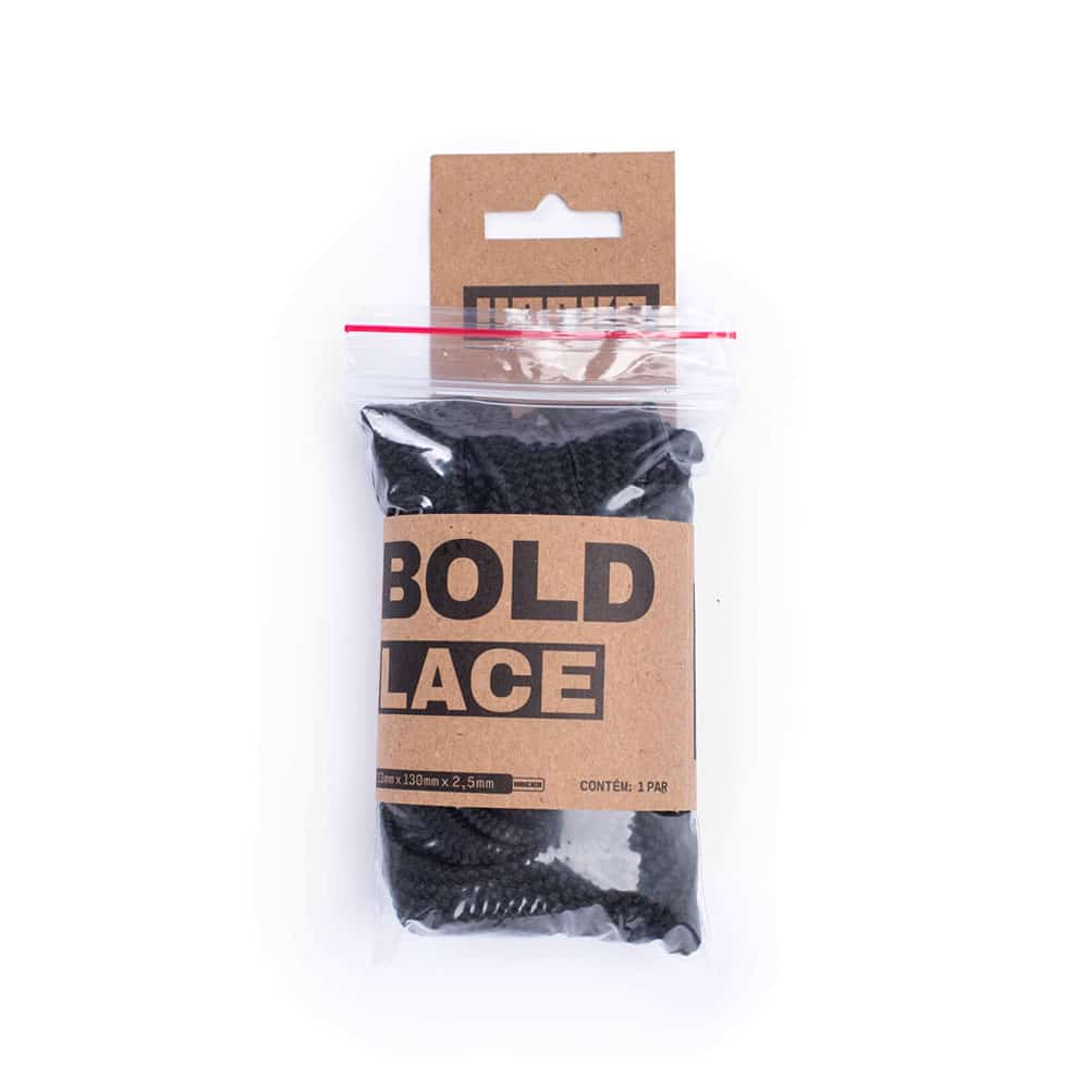 Cadarço Hocks Bold Lace - Preto