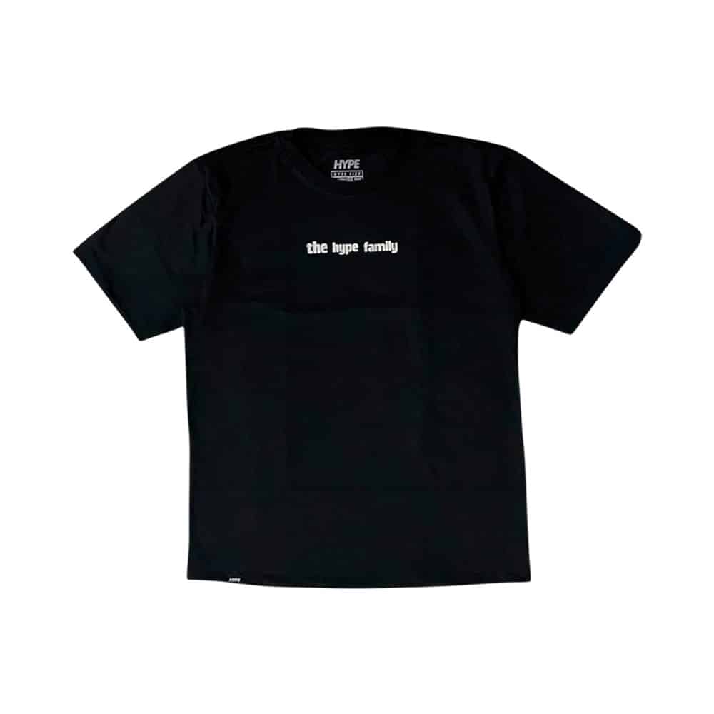 Camiseta Hype Oversized The Hype Family - Preto