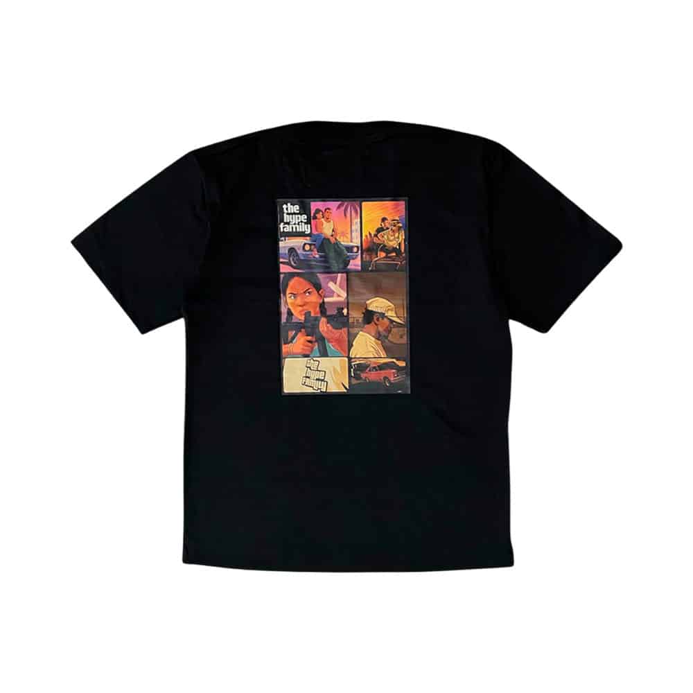 Camiseta Hype Oversized The Hype Family - Preto - Imagem 2