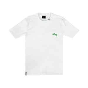 Camiseta LRG Cursive Over Knit - Branco
